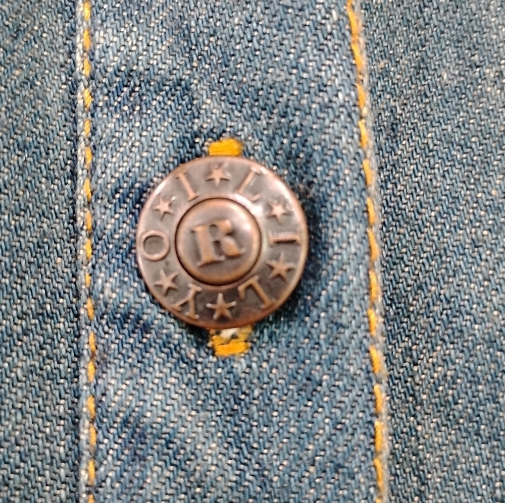 SPECIAL EMBROIDERED DENIM FESTIVAL BLOUSE - Picture 10 of 13